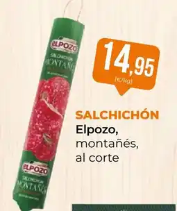 SPAR Gran Canaria Elpozo salchichón montañés al corte oferta