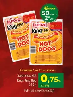 Spar Tenerife Elpozo hot dogs king upp oferta