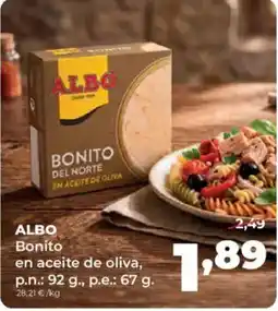 Alimerka Albo bonito en aceite de oliva oferta