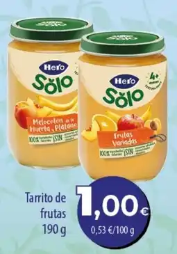 Spar Tenerife Hero Solo tarrito de frutas oferta