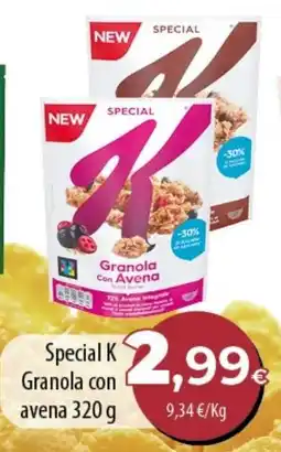 Spar Tenerife Special K Granola con avena oferta
