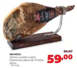 Alimerka Navidul jamón curado Cuatro Estaciones oferta