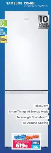 Electrocash Samsung combi rb34c605cww/ef oferta