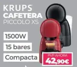 Electrocash Krups cafetera piccolo xs oferta
