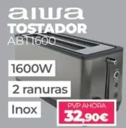 Electrocash aiwa tostador abt1600 oferta