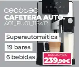Electrocash cecotec cafetera auto oferta