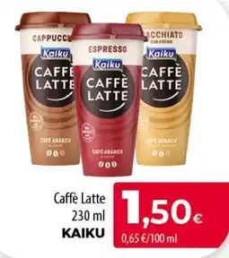 Spar Tenerife Kaiku Caffè Latte oferta