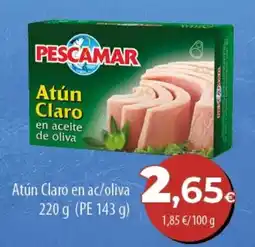 Spar Tenerife Pescamar atún claro en aceite de oliva oferta