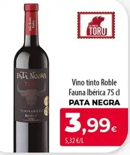 Spar Tenerife Pata Negra vino tinto roble oferta