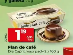Dia Fresh Dia Caprichoso flan de café oferta