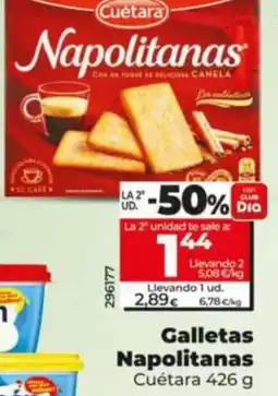 Dia Fresh Cuétara Napolitanas oferta