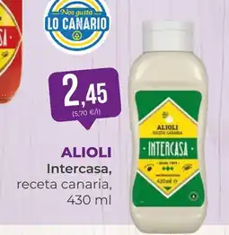 SPAR Gran Canaria Intercasa alioli receta canaria oferta