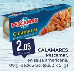 SPAR Gran Canaria Pescamar calamares en salsa americana oferta