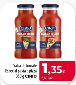 Spar Tenerife Cirio salsa de tomate especial pasta o pizza oferta