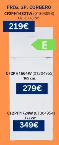 Master Cadena Frigo 2p. corbero cf2ph14321w oferta