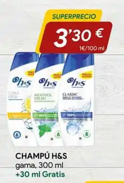 Minymas Champú H&S oferta