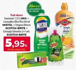 Spar Tenerife Mistol suavizante lavavajillas fregona estropajo oferta