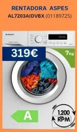 Master Cadena Rentadora aspes al7203aidvbx oferta