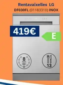 Master Cadena Rentavaixelles LG DF030FL (01183310) INOX oferta