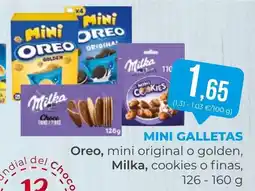 SPAR Gran Canaria Mini galletas Oreo, mini original o golden, Milka, cookies o finas oferta