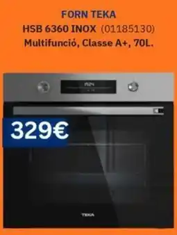 Master Cadena Teka forn hsb 6360 inox oferta