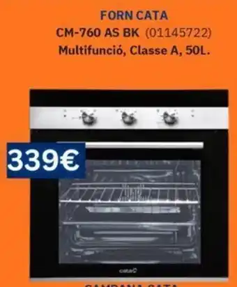 Forn cata cm-760 as bk