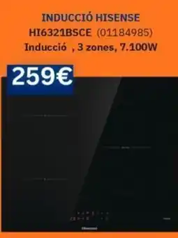 Master Cadena Inducción hisense hi6321bsce oferta