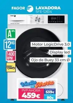 Electrocash Fagor lavadora 5fe-12614 oferta