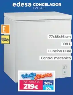 Electrocash edesa congelador ezH2011 oferta