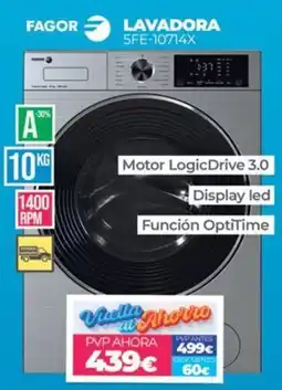Electrocash Fagor lavadora 5fe-10714x oferta