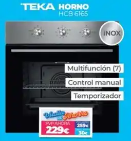 Electrocash Teka horno hcb 6165 oferta