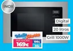 Electrocash Inox microondas digital oferta