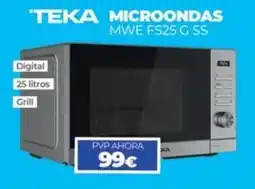 Electrocash Teka microondas mwe fs25 g ss oferta