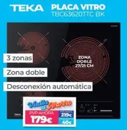 Electrocash Teka placa vitro tbc63620ttc bk oferta