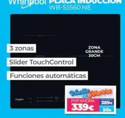 Electrocash Whirlpool placa induccion wb-s560 ne oferta
