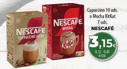 Spar Tenerife Nescafe cappuccino decaf mocha kitkat oferta