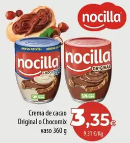 Spar Tenerife nocilla crema de cacao original o chocomix oferta
