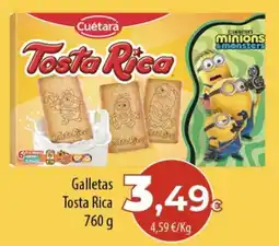 Spar Tenerife Cuétara Tosta Rica oferta