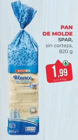 SPAR Gran Canaria spar pan de molde oferta