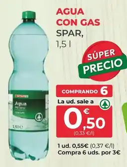 SPAR Gran Canaria Spar agua con gas oferta