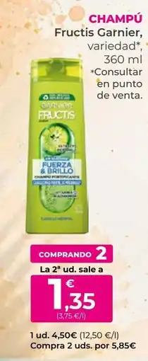 SPAR Gran Canaria Garnier Fructis oferta