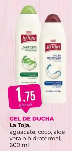 SPAR Gran Canaria La Toja gel de ducha oferta