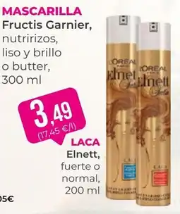 SPAR Gran Canaria Mascarilla Fructis Garnier oferta