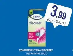 SPAR Gran Canaria tena compresas tena discreet ultra mini oferta