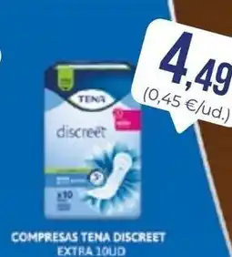 SPAR Gran Canaria Tena compresas discreet oferta