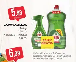 SPAR Gran Canaria Fairy lavavajillas oferta