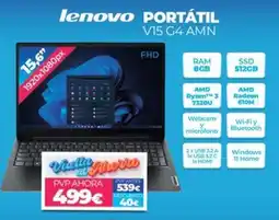 Electrocash lenovo portátil v15 g4 amn oferta