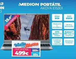 Electrocash Medion portátil Akoya E15301 oferta