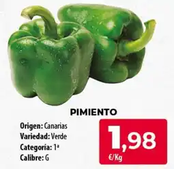 Spar Tenerife Pimiento oferta