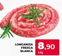 Spar Tenerife Longaniza fresca blanca oferta